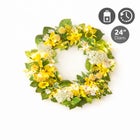 Pre-Lit Citrus Grove 24" Wreath  image number null