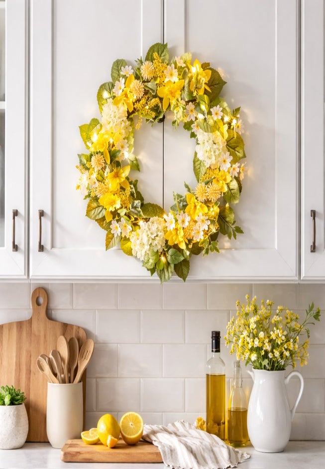 Pre-Lit Citrus Grove 24" Wreath  image number 3