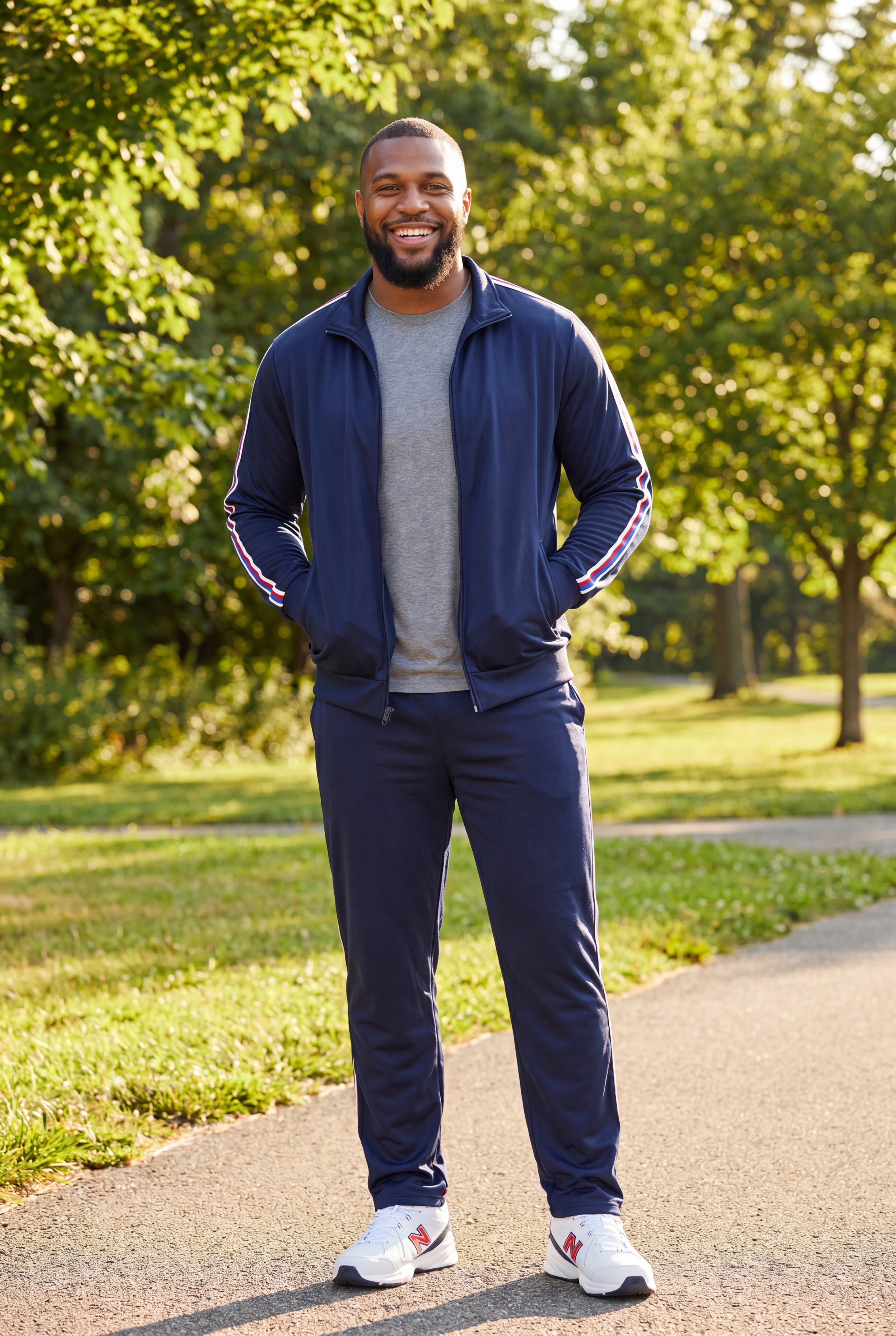 Full-Zip Fleece Tracksuit image number 1
