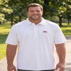 Big and Tall Americana Polo from KingSize image number 1