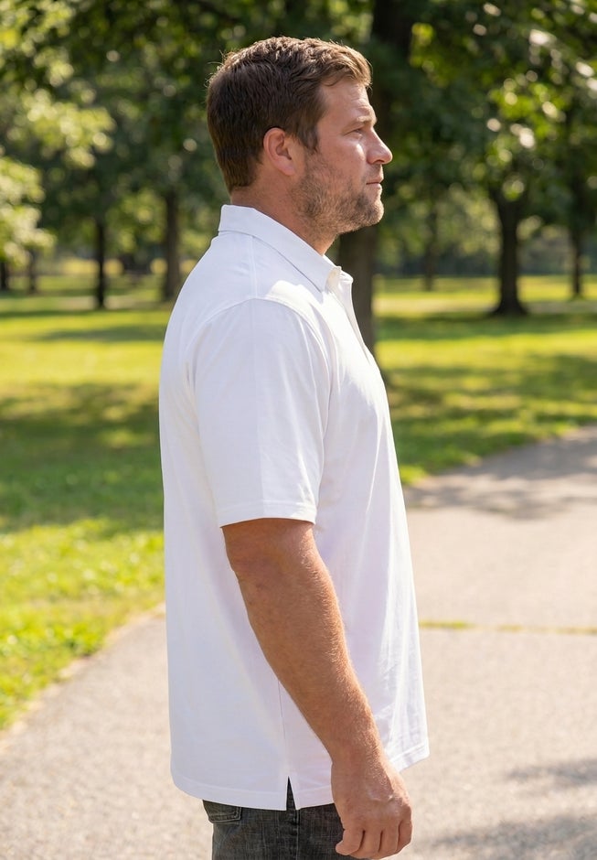 Big and Tall Americana Polo from KingSize image number 2