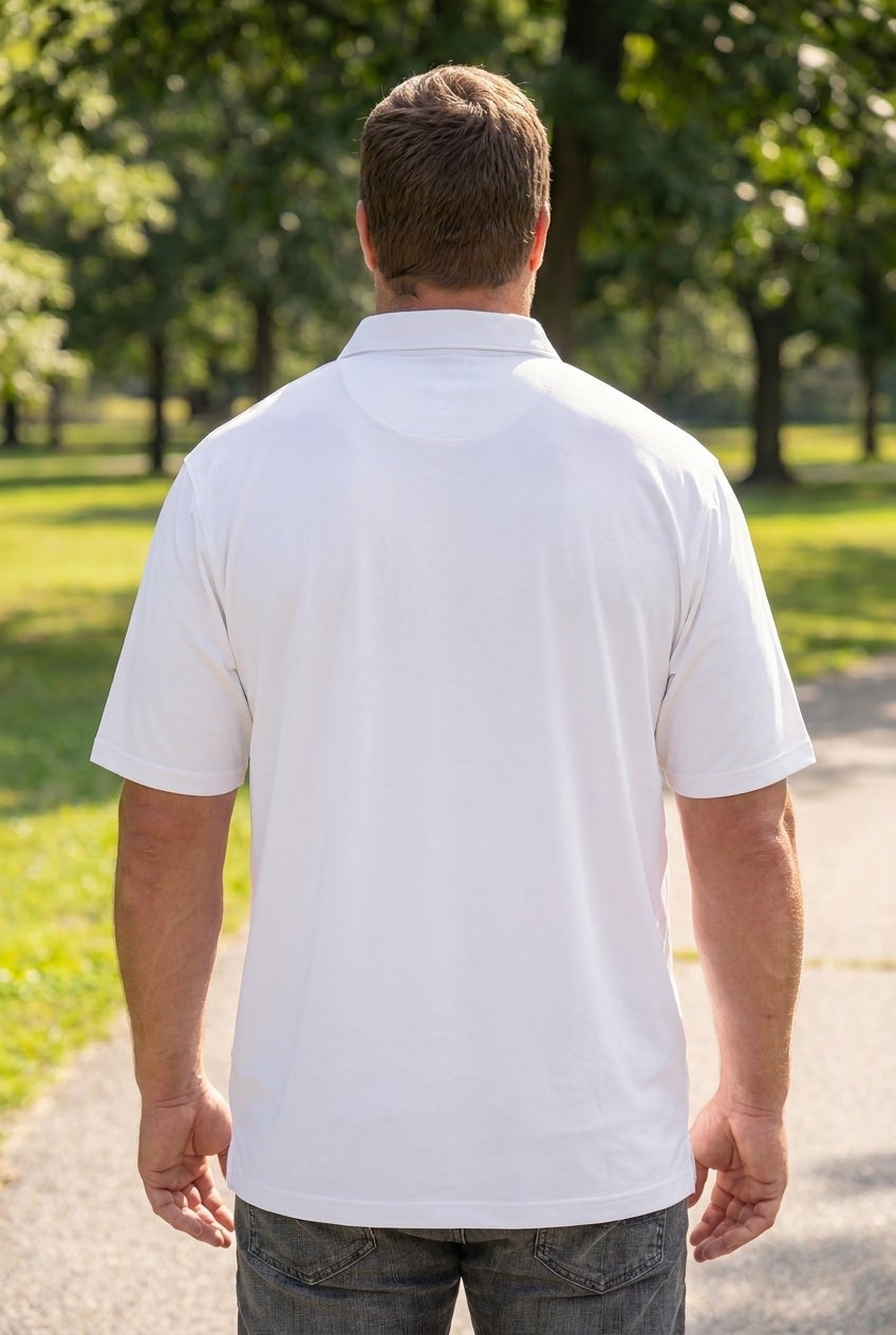 Big and Tall Americana Polo from KingSize image number 3