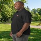 Big and Tall Americana Polo from KingSize image number 1