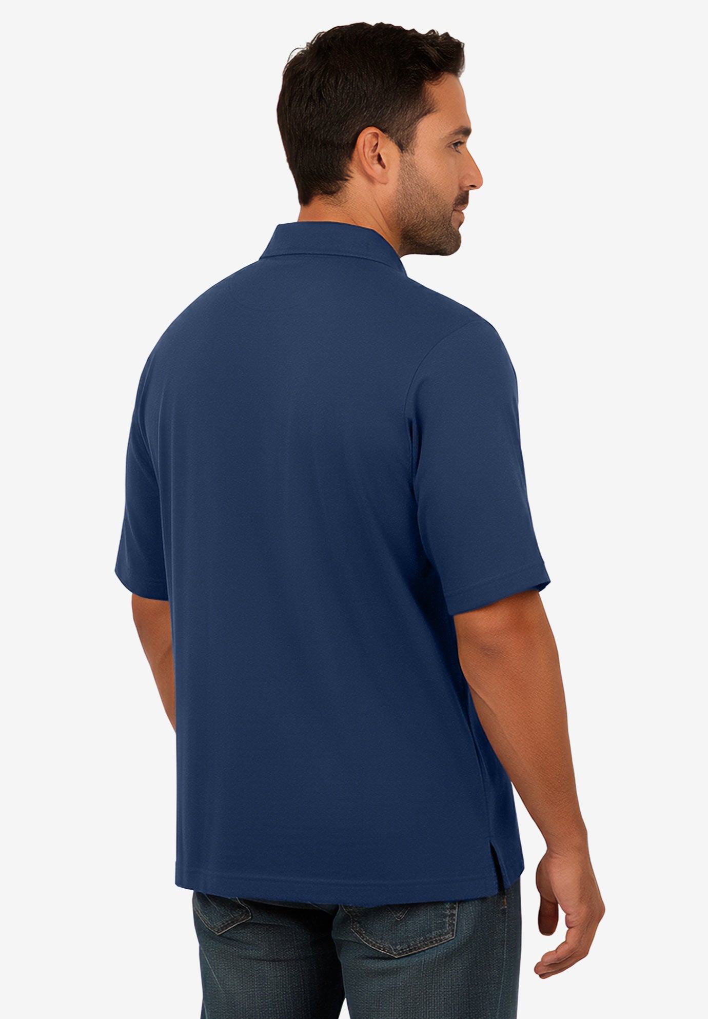 Big and Tall Americana Polo from KingSize image number 3