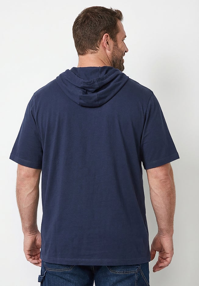 Short Sleeve Jersey Hoodie image number 2