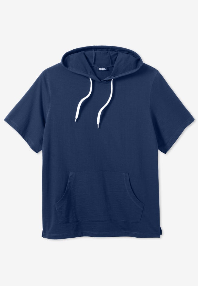 Short Sleeve Jersey Hoodie image number 3