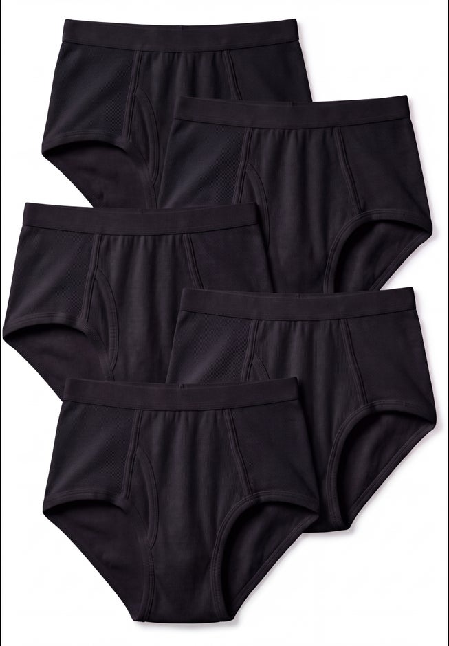 5-Pack Full Cut Cotton Brief image number 2