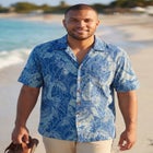 100% Cotton Hawaiian Shirt image number null