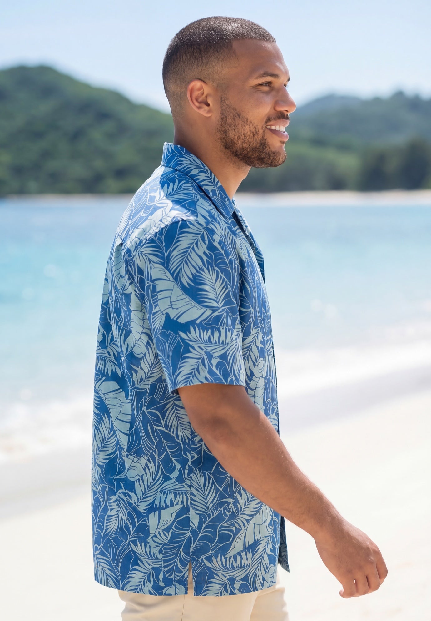100% Cotton Hawaiian Shirt image number 1