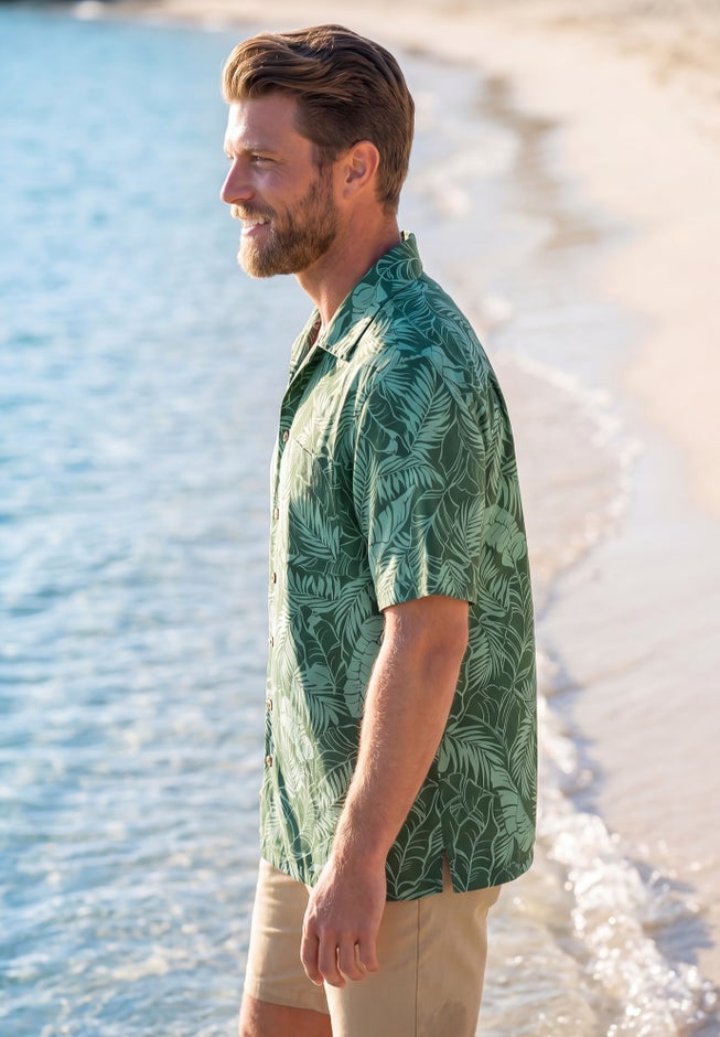 Cotton Hawaiian Shirt image number 1