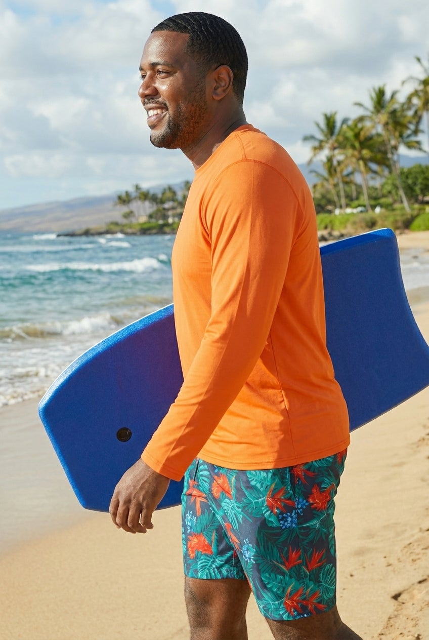 UPF 50 Long Sleeve Swim Top image number 3