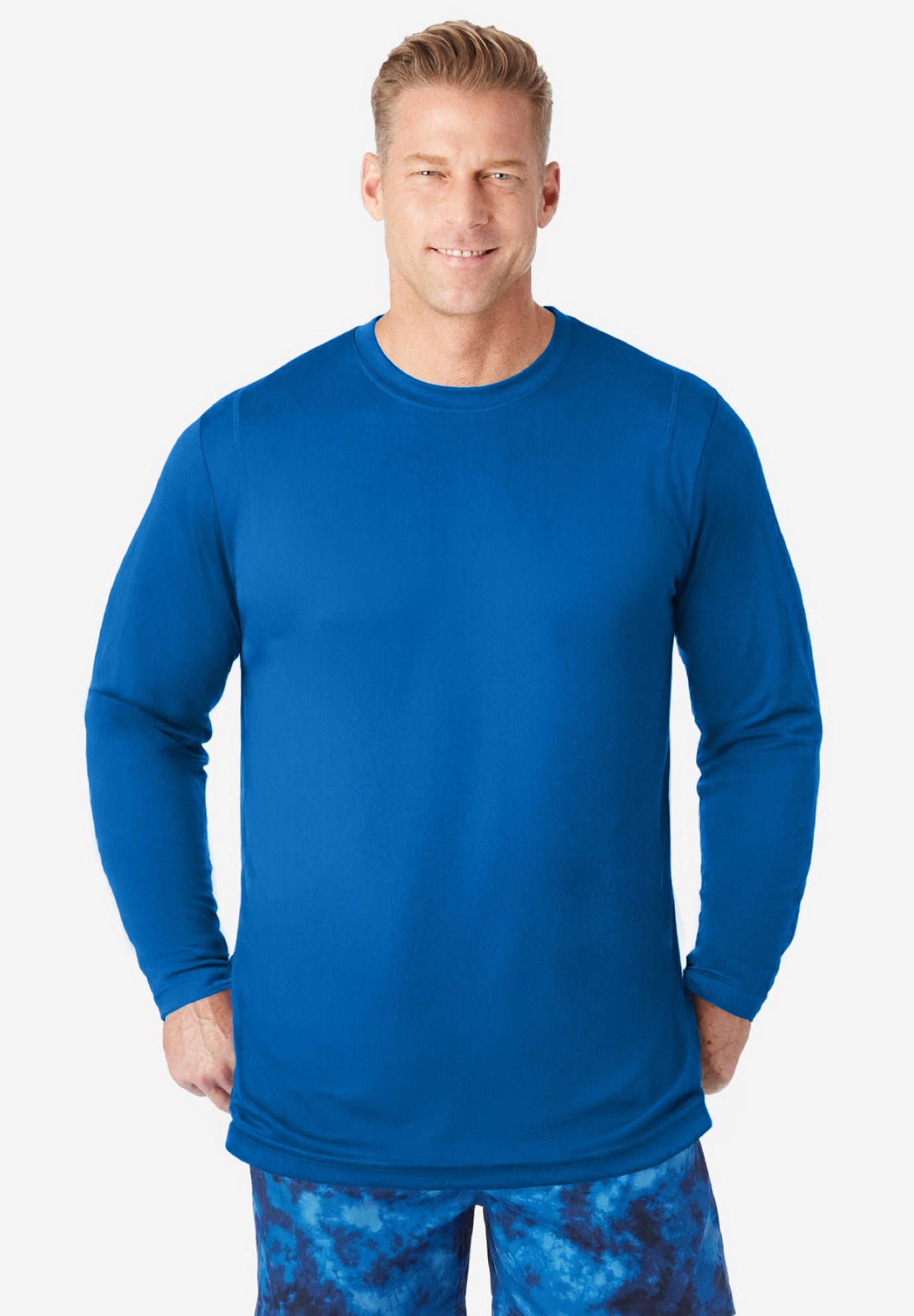 Cling-Free Long Sleeve Swim Top image number 0