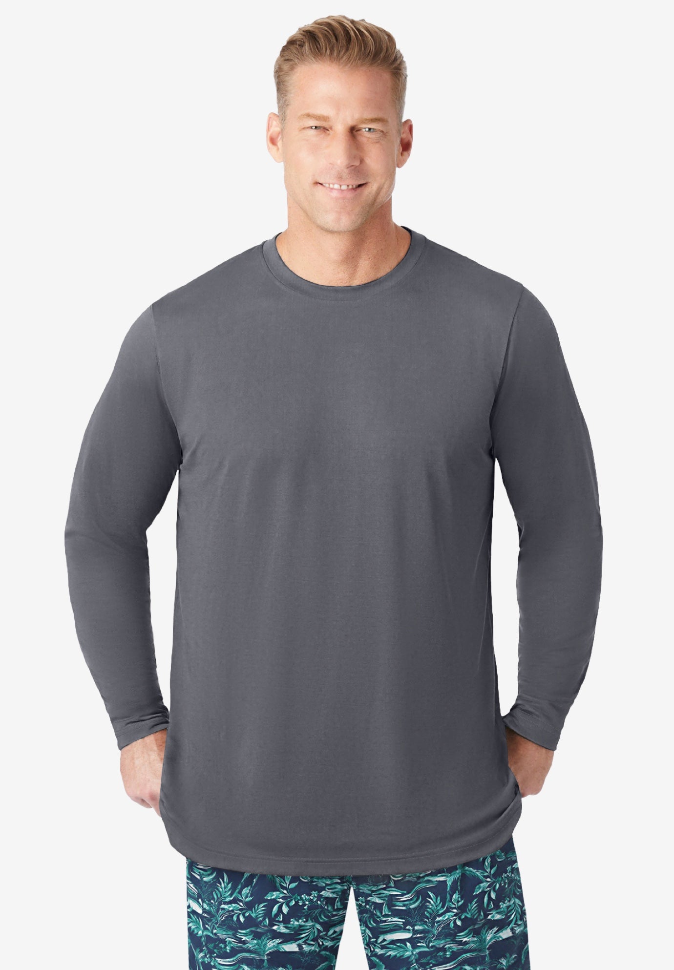 Cling-Free Long Sleeve Swim Top image number 0