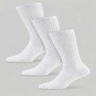Big + Tall Ultra Plush 3-Pack Diabetic Crew image number 0
