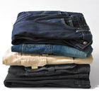 12" Side Elastic Denim Cargo Shorts image number null