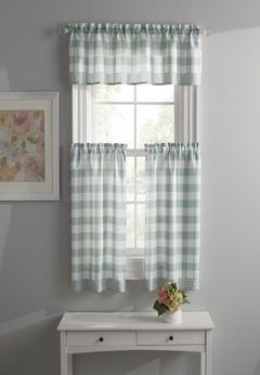 Gingham Plaid Kitchen Tier Set