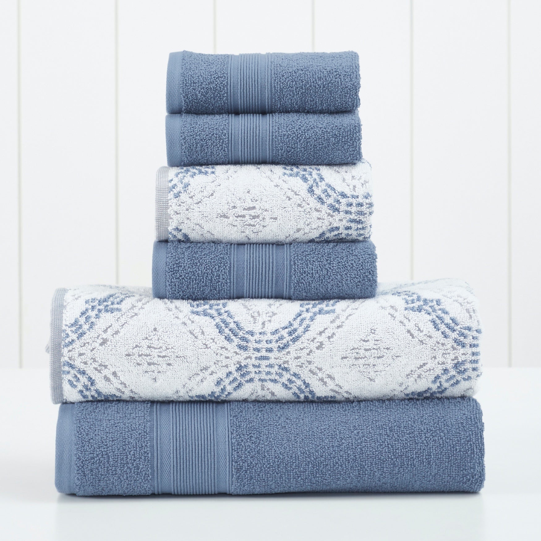 BH Studio Scroll Towel 6-Piece Set image number 0