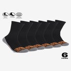 Timberland PRO&reg; Men's Crew Socks 6-Pack image number 0