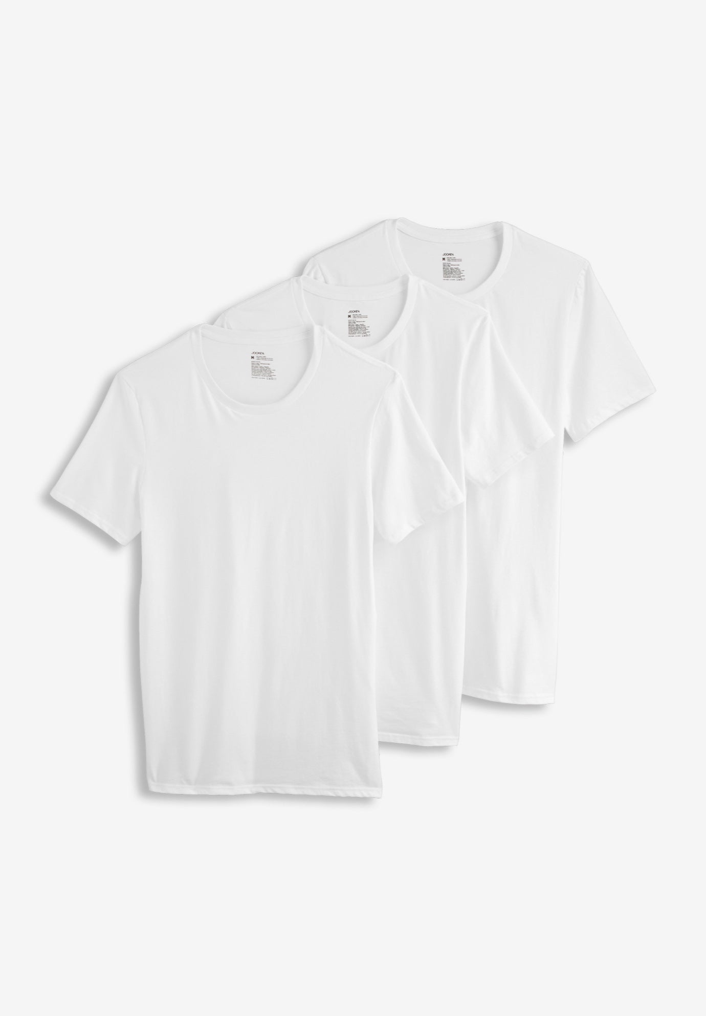 Jockey Big Man Cotton Stretch Crew Neck Undershirt - Pack of 2 image number 2