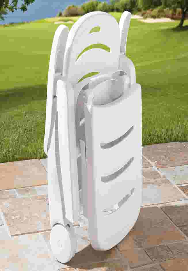 Resin Folding Lounger image number 1