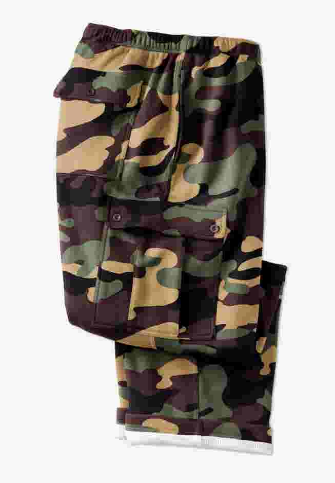 Thermal-Lined Cargo Pants image number 0
