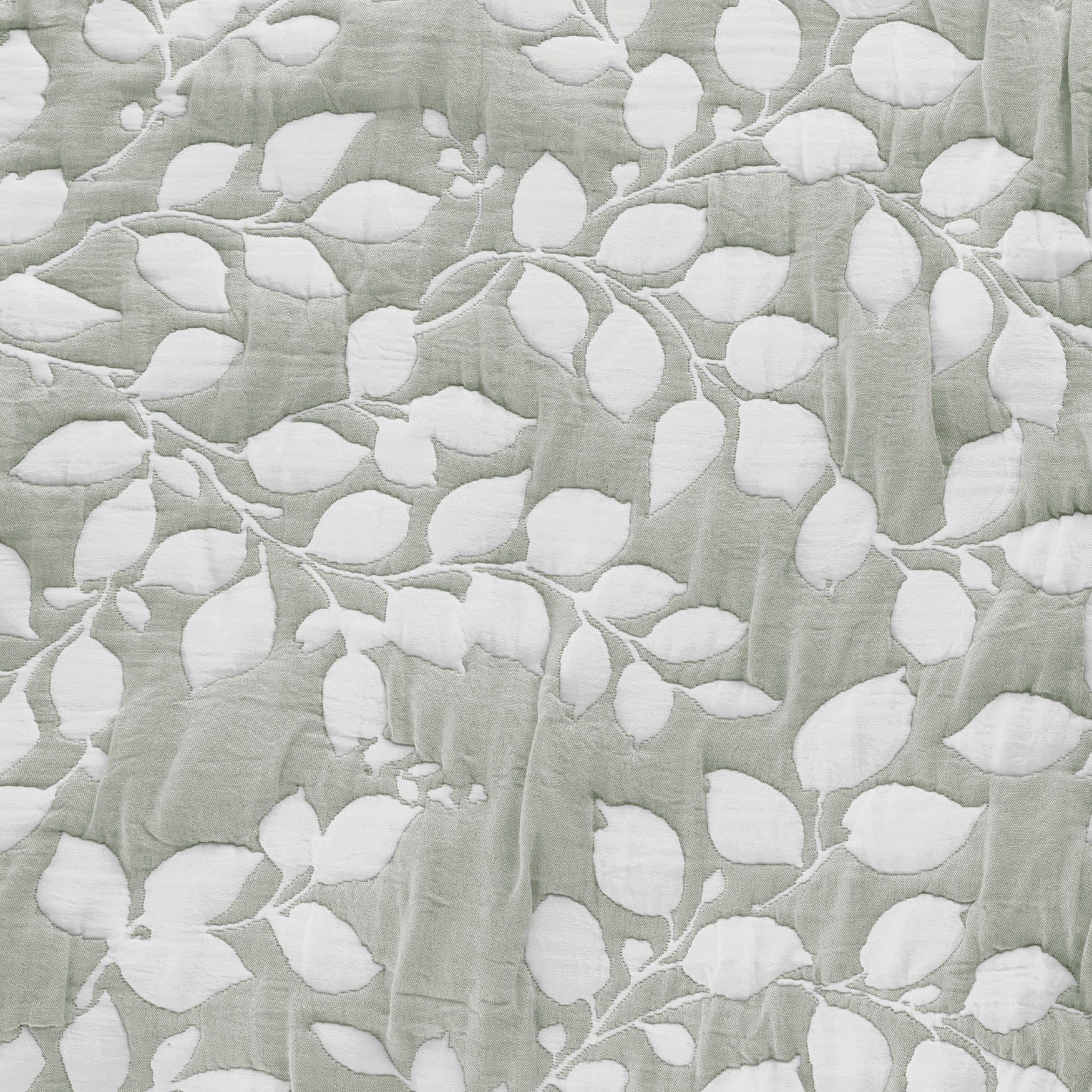 3-Pc. Reversible Leaves Jacquard Quilt Set image number 3