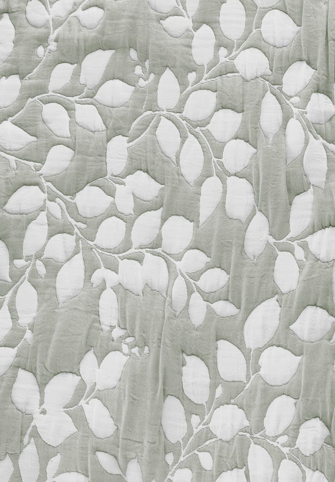 3-Pc. Reversible Leaves Jacquard Quilt Set image number 3