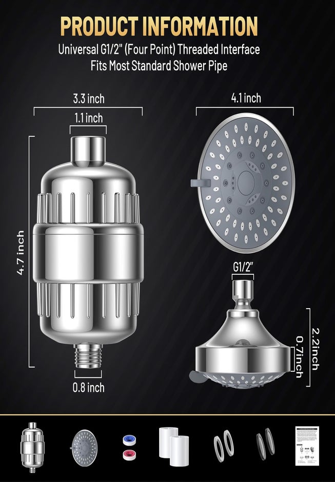 Milex 15 Stage Shower Water Filter image number 1