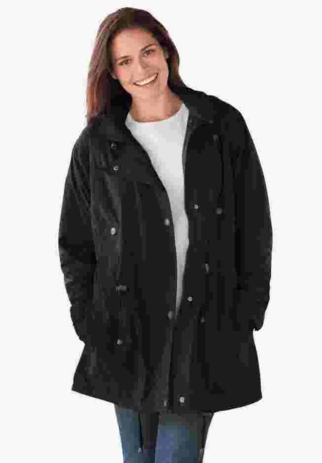 Fleece-Lined Taslon® Anorak image number 0