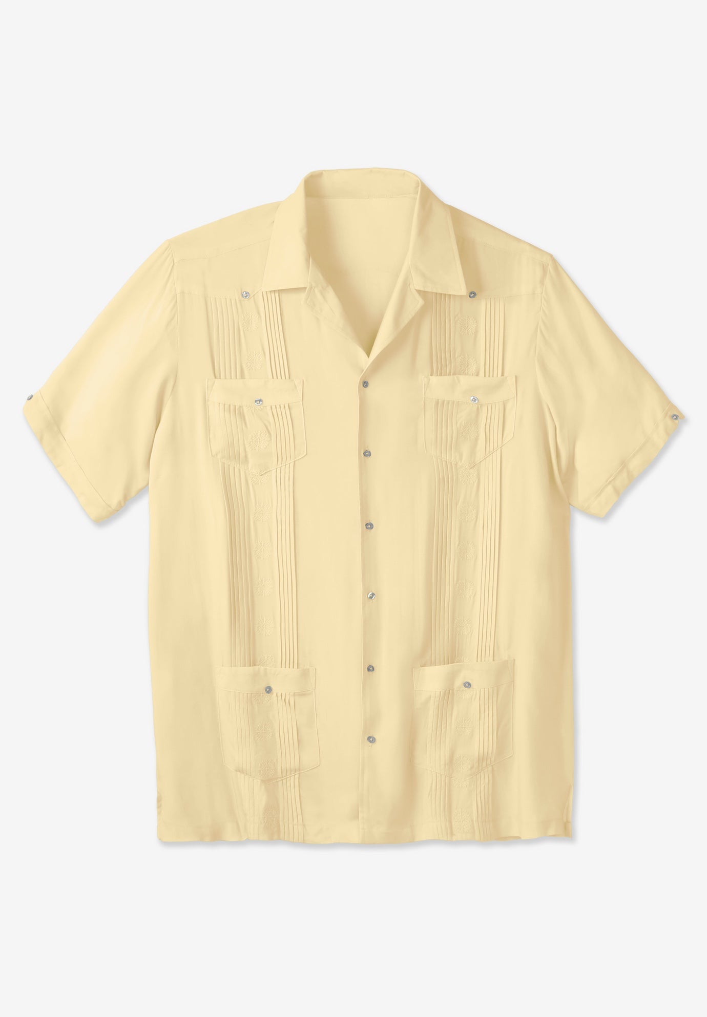 Short-Sleeve Guayabera Shirt image number 1