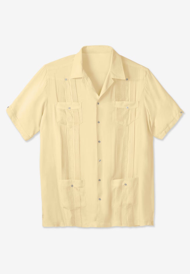 Short-Sleeve Guayabera Shirt image number 1