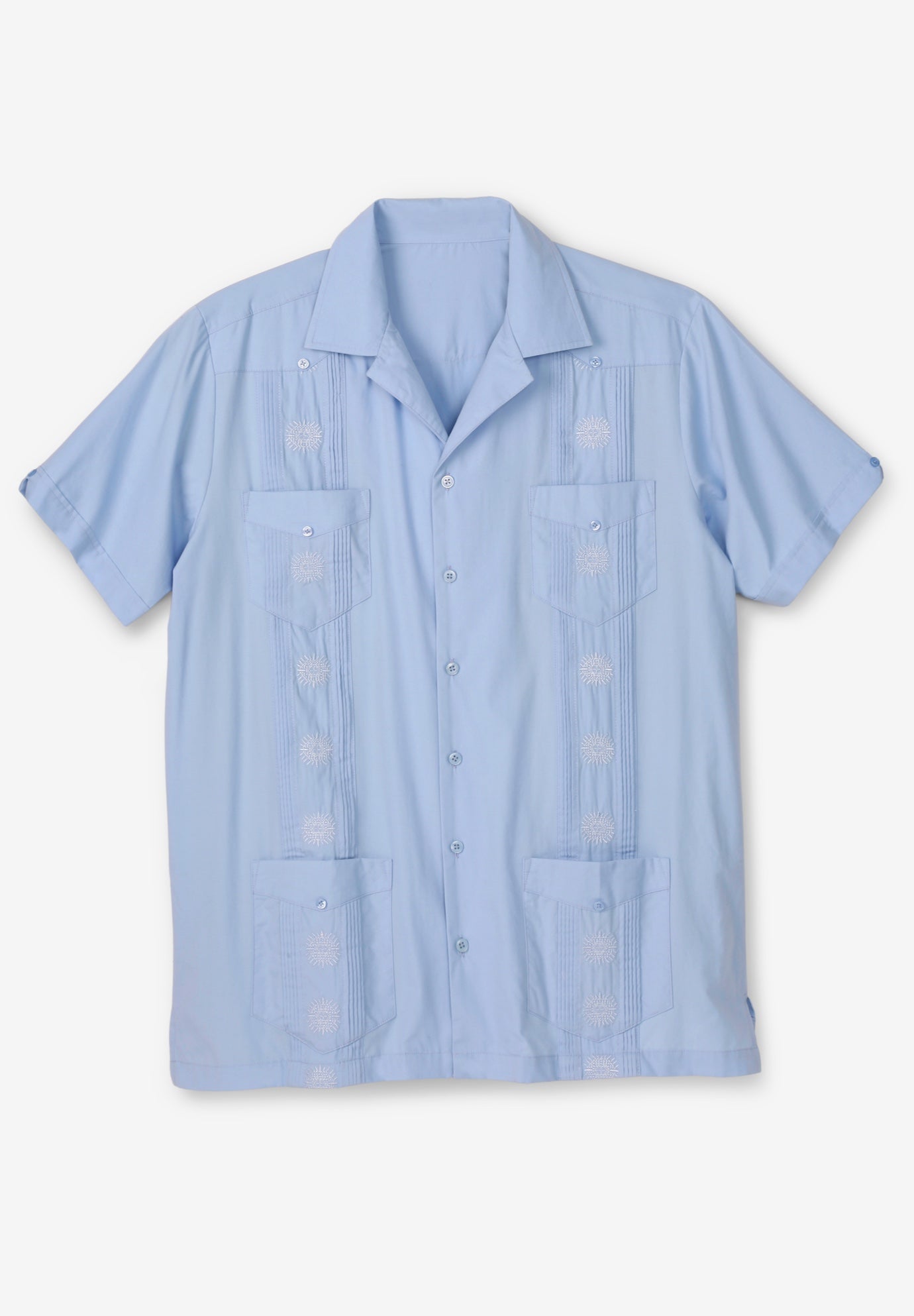 Short-Sleeve Guayabera Shirt image number 0