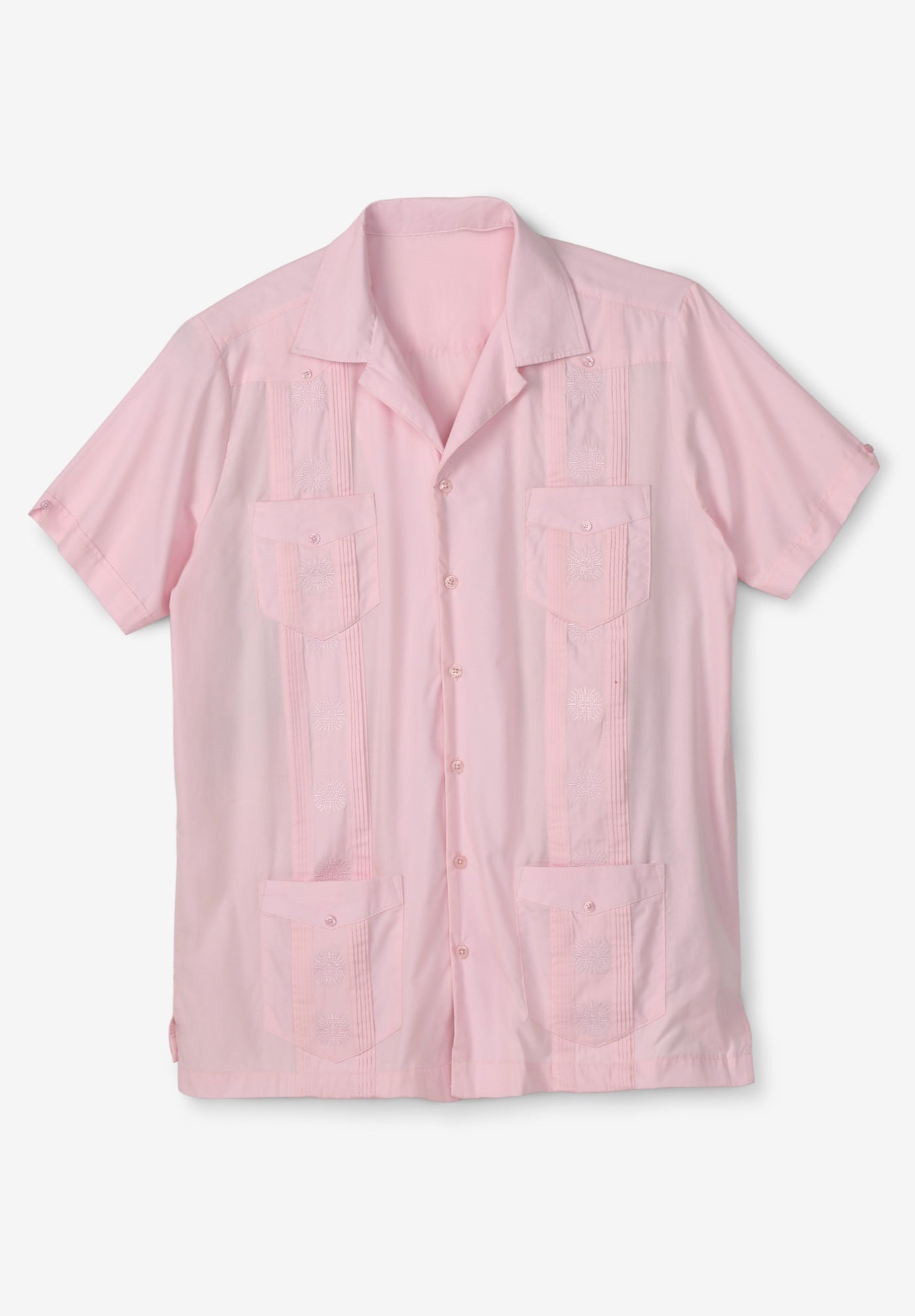 Short-Sleeve Guayabera Shirt image number 0