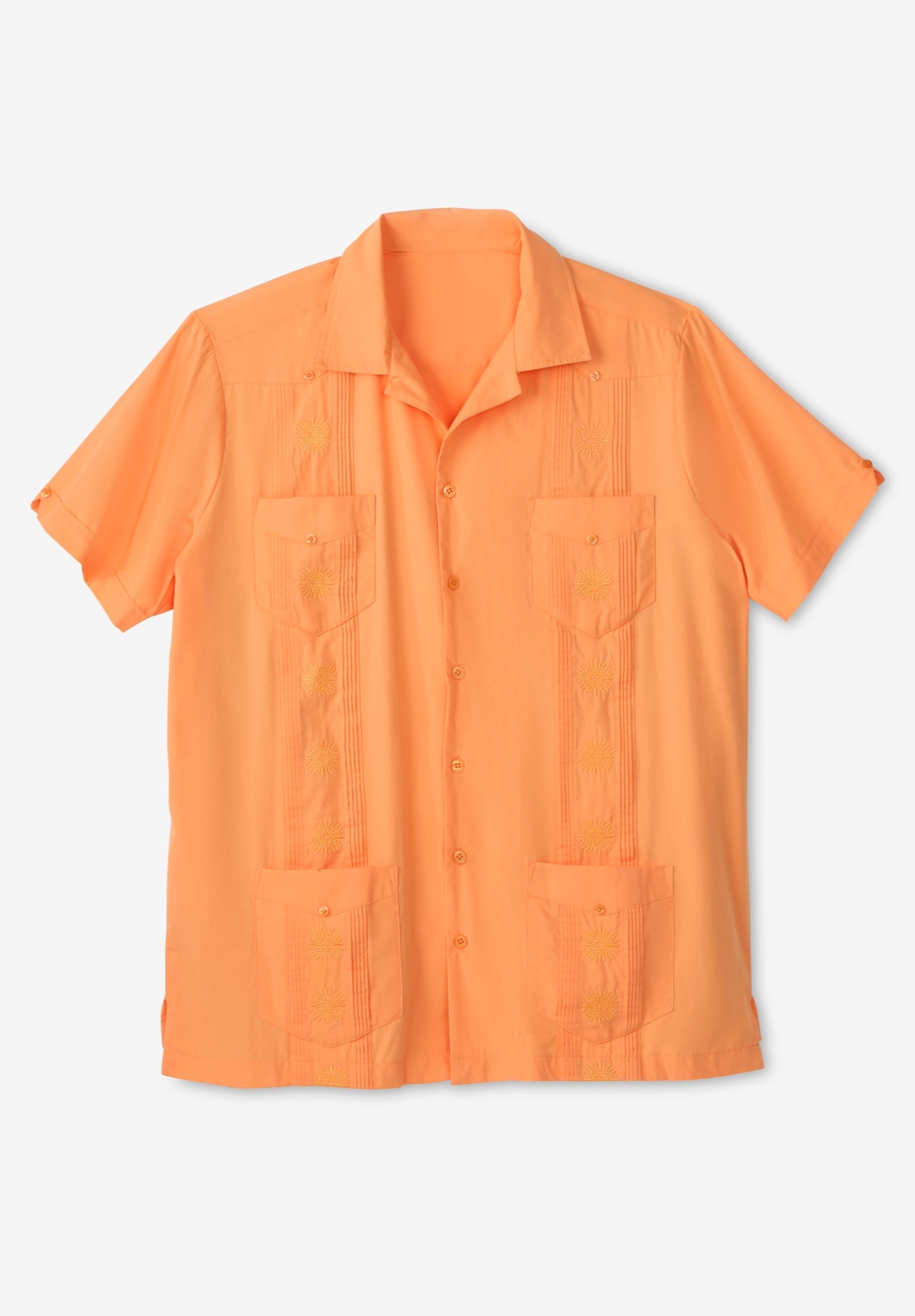 Short-Sleeve Guayabera Shirt image number 0