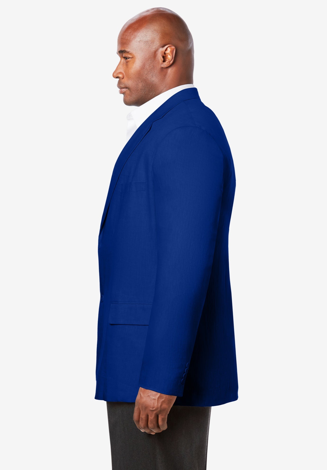 KS Island&trade; Linen Blend Two-Button Suit Jacket image number 2