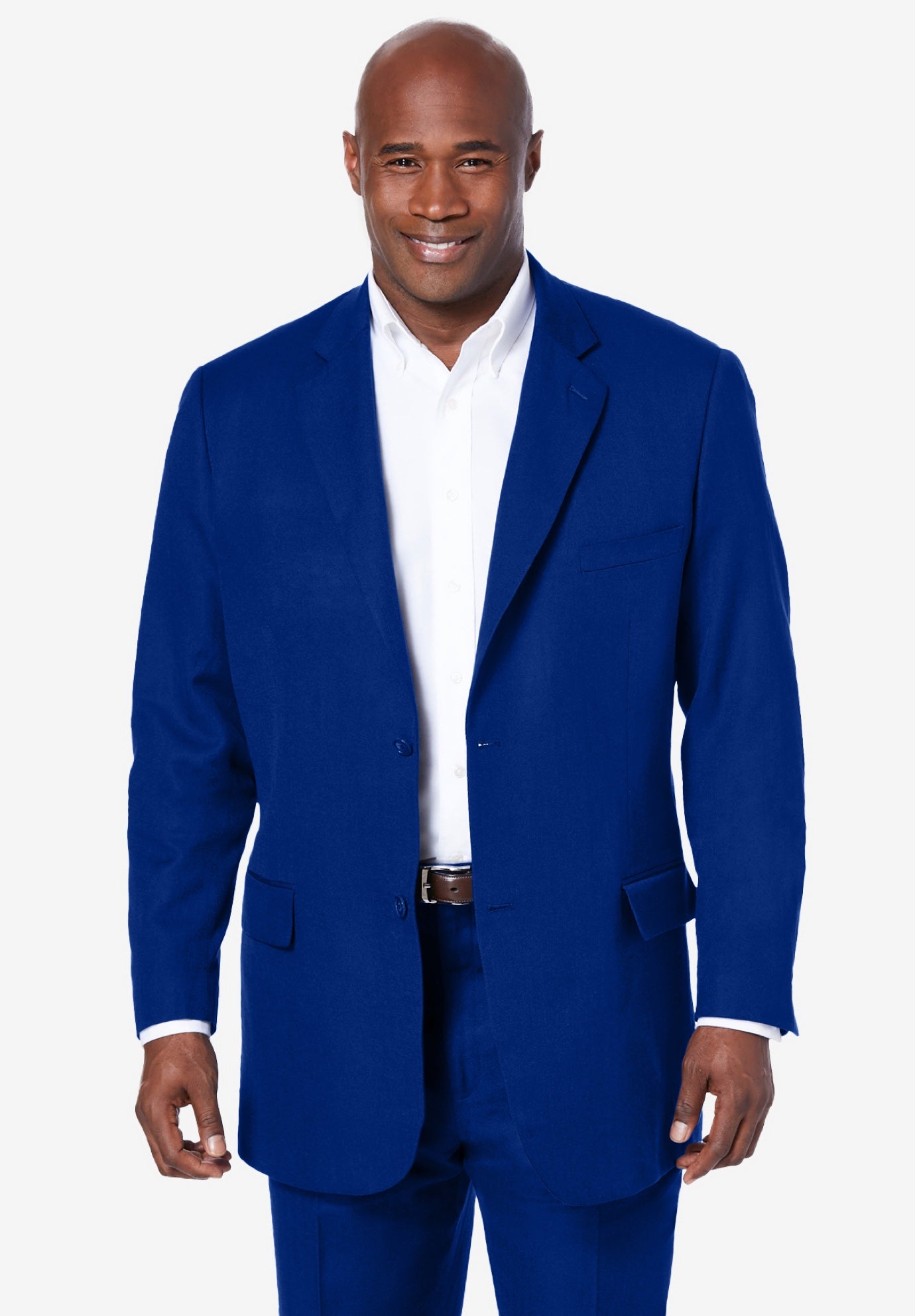 KS Island&trade; Linen Blend Two-Button Suit Jacket image number 0