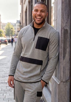 Mixed Media Fleece 1/4 Zip