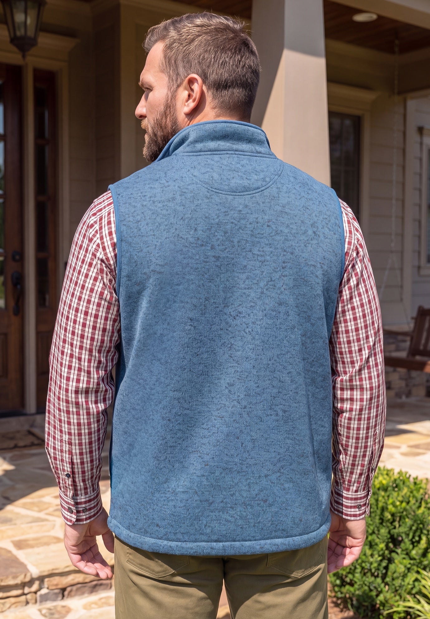 Sweater Fleece Vest image number 1