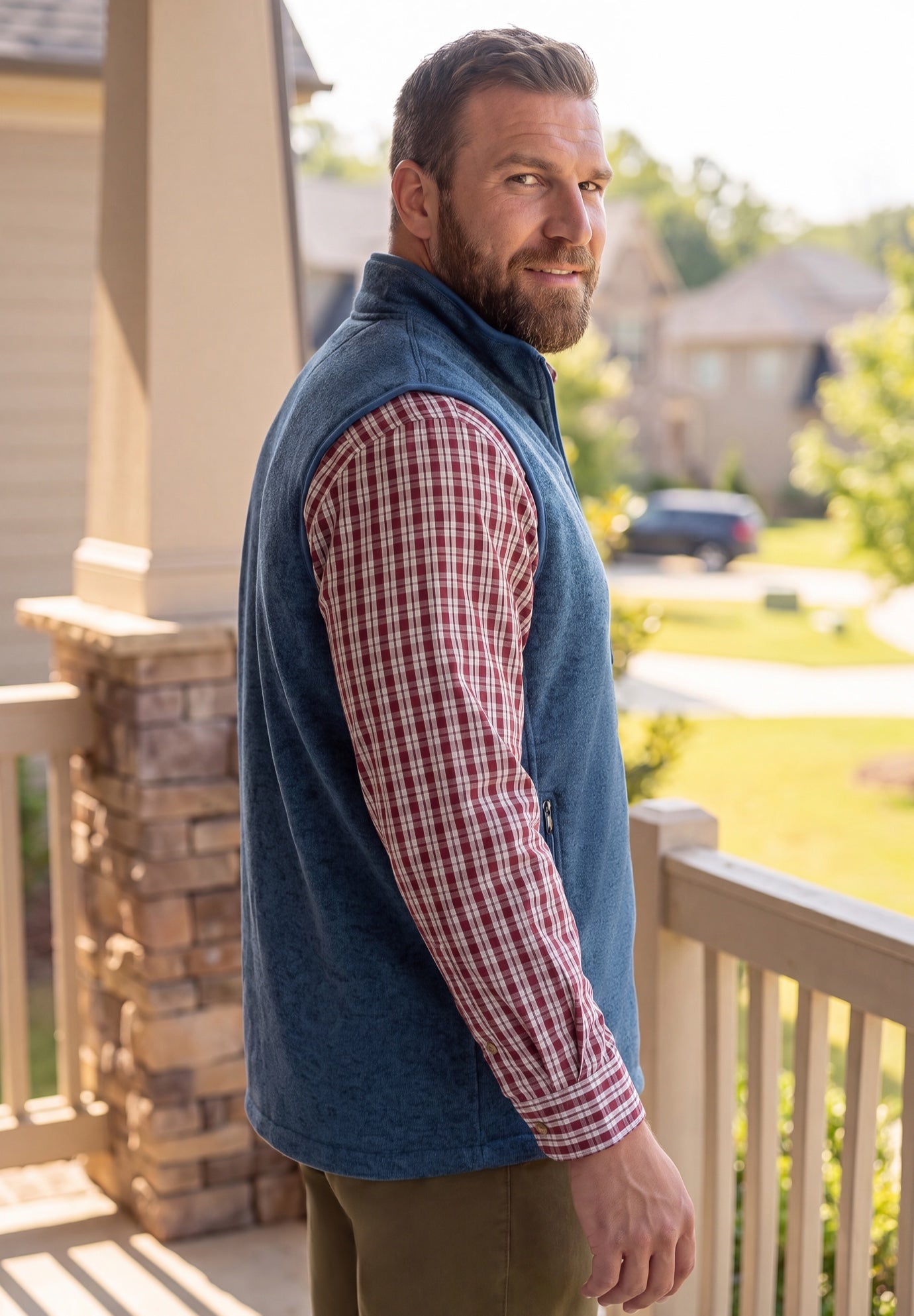 Sweater Fleece Vest image number 2