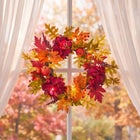 20" Pre-Lit Harvest Apple Wreath image number null
