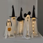 Set of 5 LED Gauze Ghost Family image number 5