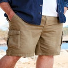 Renegade 9" Full Elastic Waist Cargo Shorts image number null