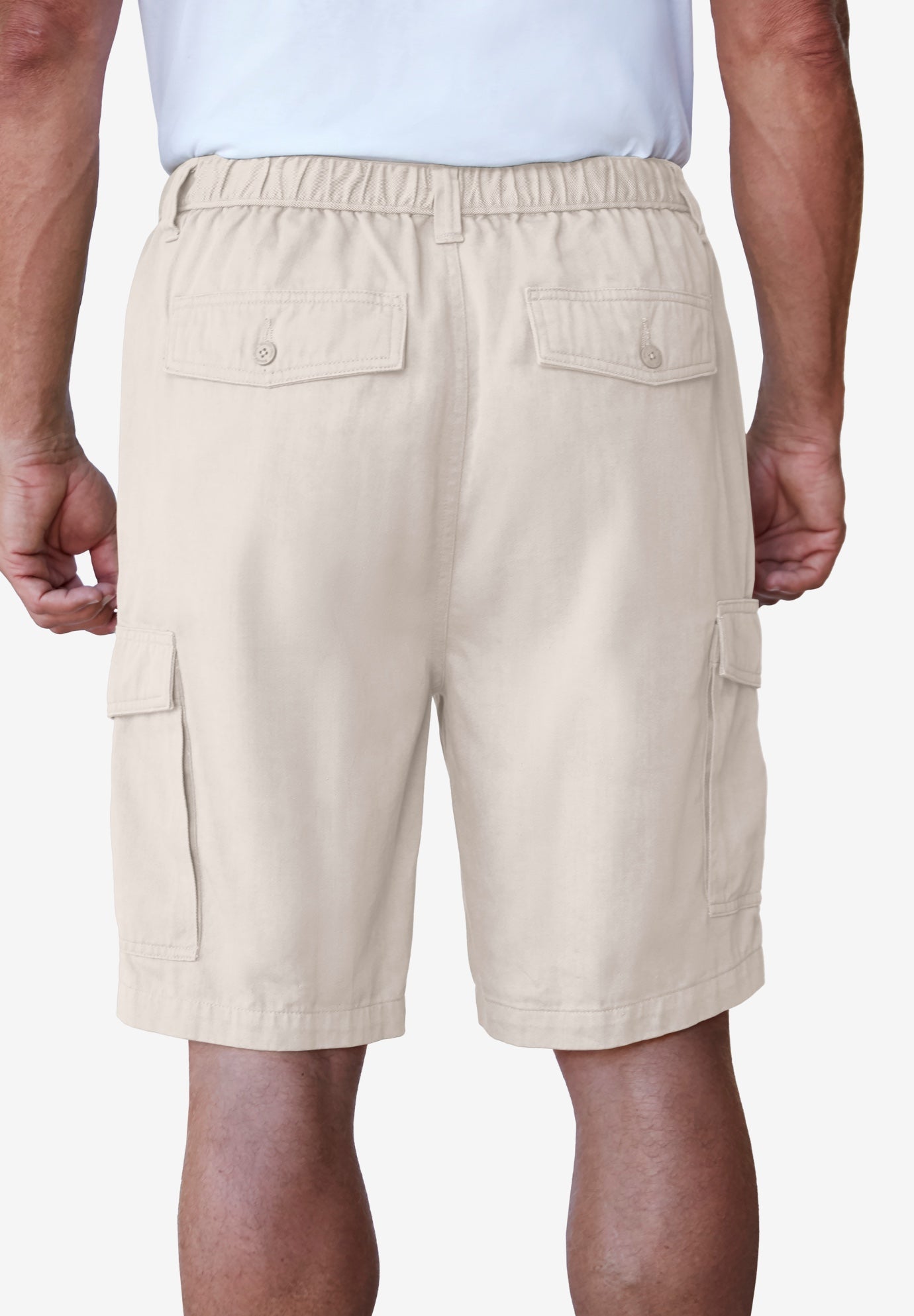 Renegade 9" Full Elastic Waist Cargo Shorts image number 1