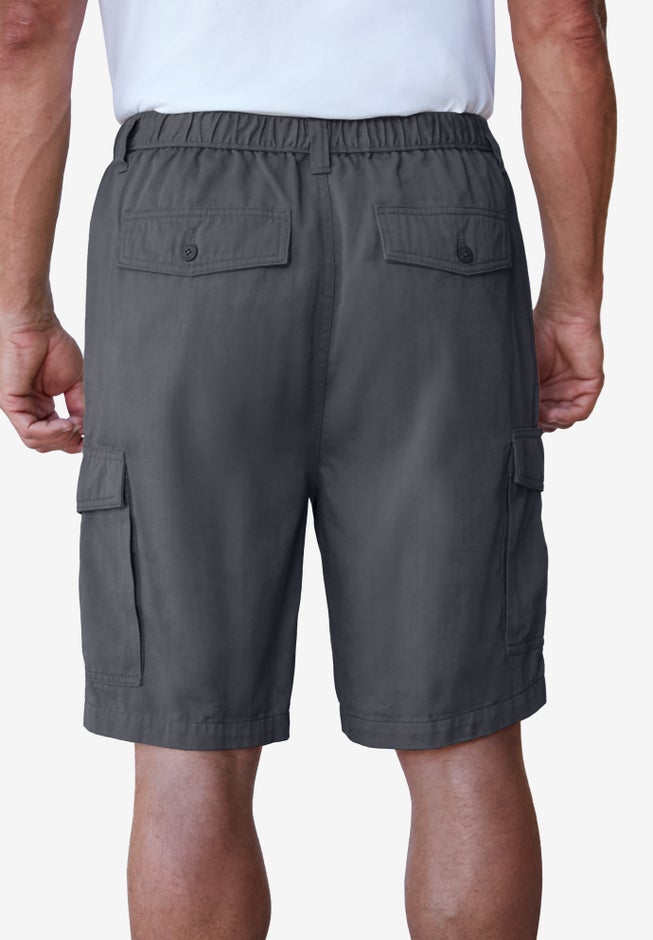 Renegade 9" Full Elastic Waist Cargo Shorts image number 1