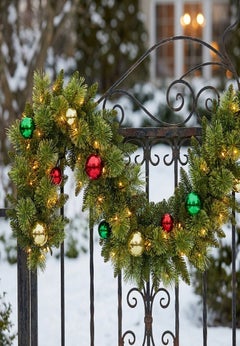 9 Ft. Pre-lit Decorated Garland