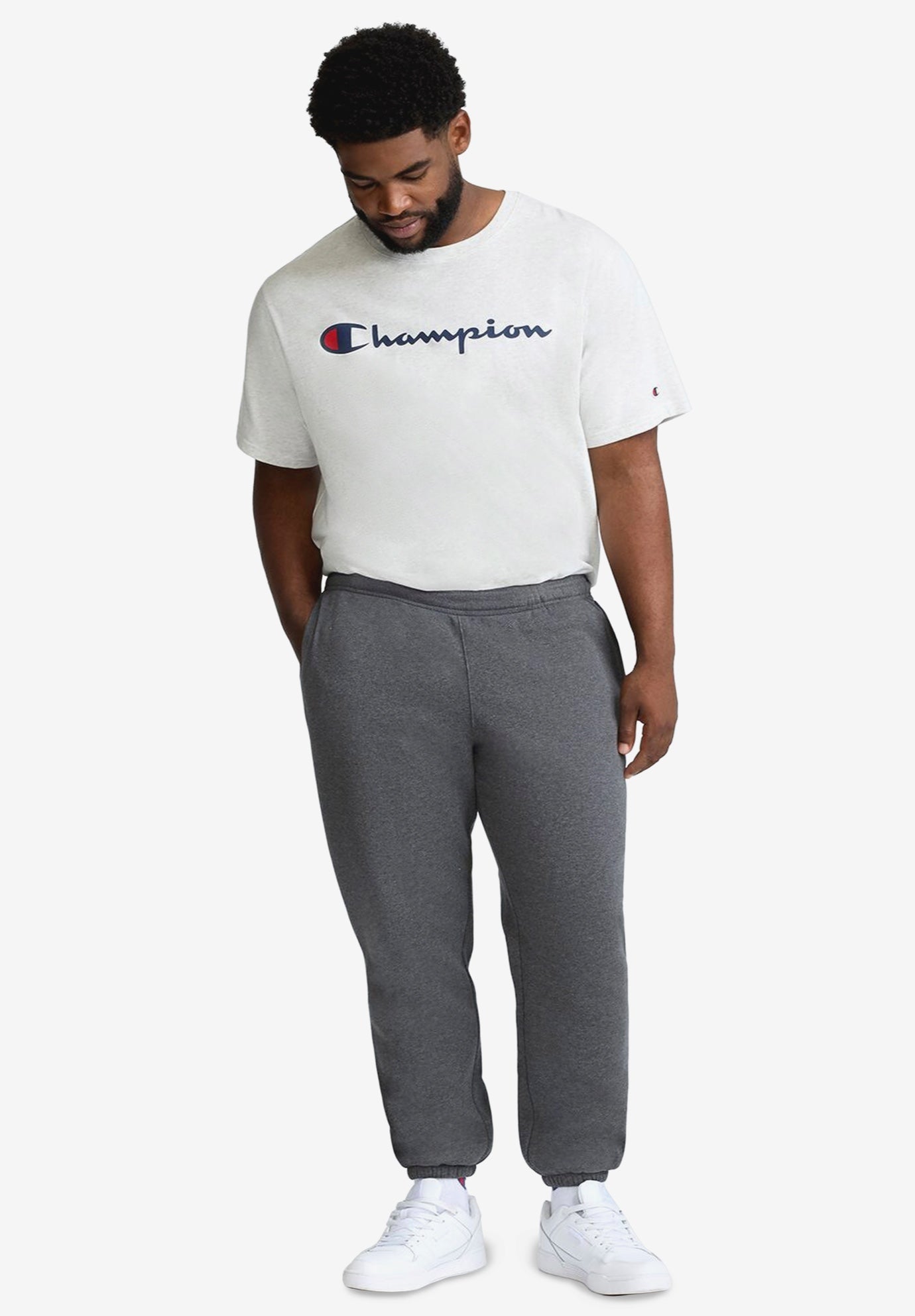 Champion&reg; Powerblend Cinched Bottom Sweatpants image number 0