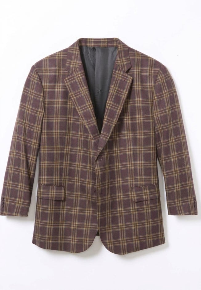 Burgundy Check Sport Coat image number 1