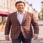 Burgundy Check Sport Coat image number 2