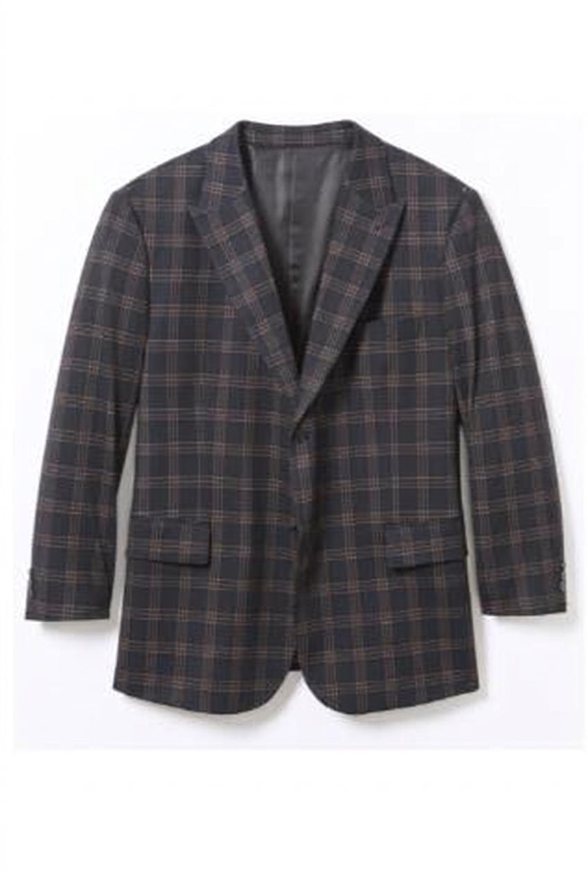 Black Plaid Sport Coat image number 0
