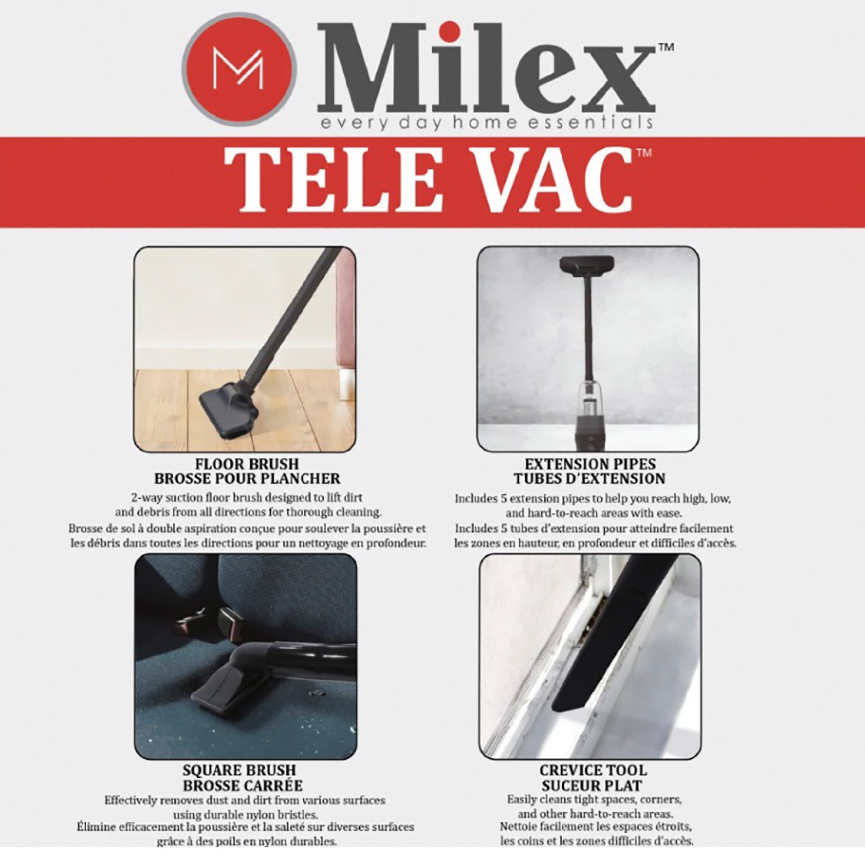 Milex Long Reach Tele Vac image number 1